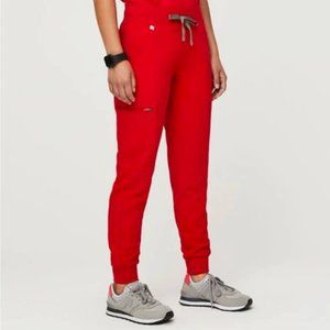 FIGS Pop Red Zamora Scrub Bottoms